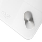 Adler AD 8186 Tuya Smart Badezimmerwaage mit App Bluetooth Personenwaage weiß