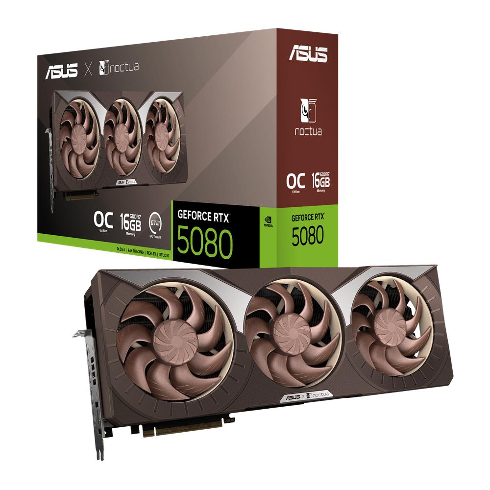 ASUS GeForce RTX 5080 Noctua OC 16GB GDDR7 Gaming Grafikkarte PCIe 5.0