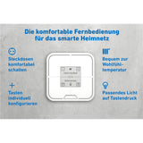 FRITZ!DECT 440 – Vierfach-Taster mit Display für flexible Smart-Home-Bedienung