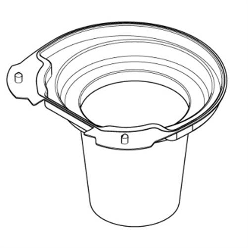 Nilfisk Original 107407296 Einlegetuchfilter 35 Liter