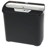 GENIE A4 Aktenvernichter 255 CD 7 Blatt Streifenschnitt CD Vernichtung Shredder silber schwarz