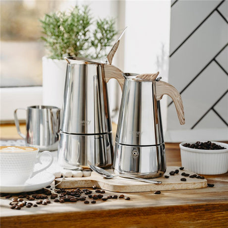 Camry CR 4423 Kaffeekanne Silber Espresso Edelstahl 0,35 L spülmaschinenfest
