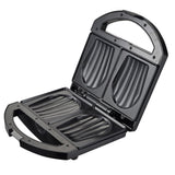 Adler Sandwichmaker AD 3069 Antihaftbeschichtung Sandwichtoaster schwarz