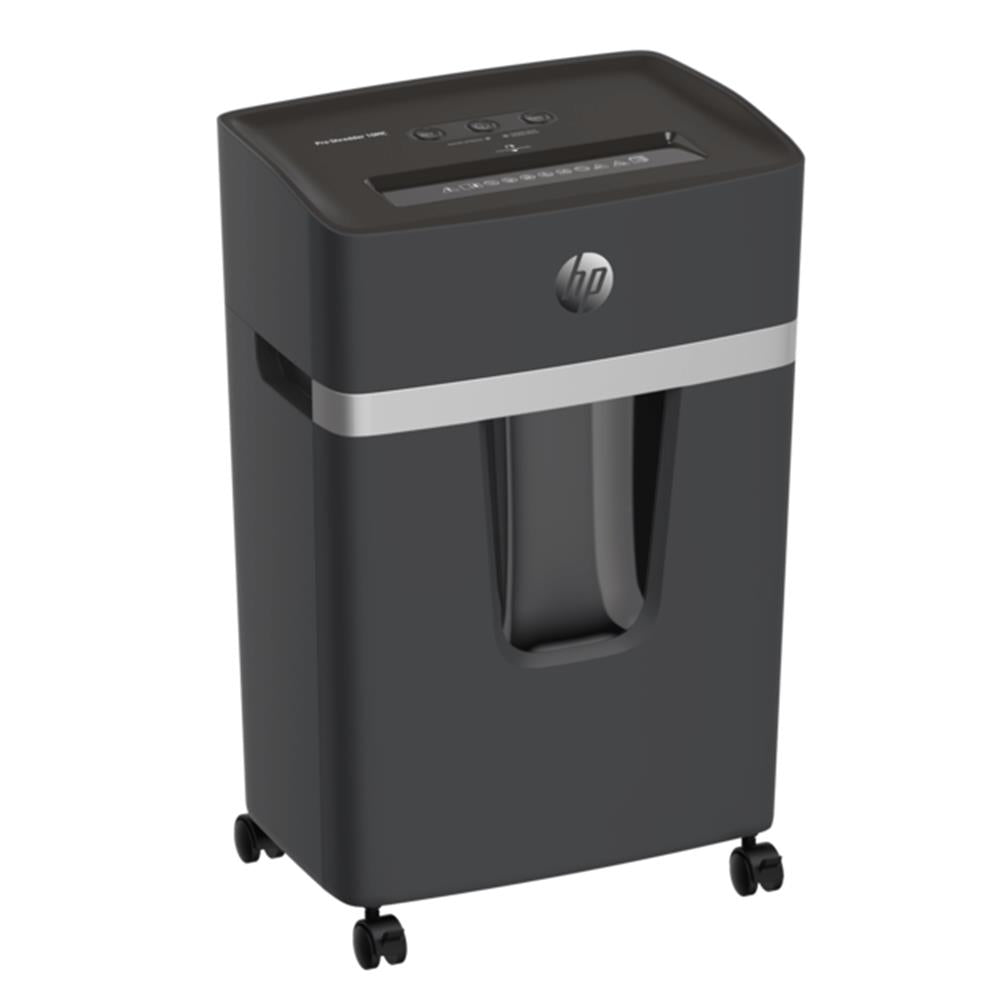 HP Pro Shredder 10MC - Aktenvernichter, Sicherheitsstufe P-5, Micro Cut, 10 Blatt, 55 dB, 20 Liter