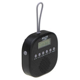 Adler AD 1912 Wasserdichtes Universalradio batteriebetrieben mit Wecker Schwarz