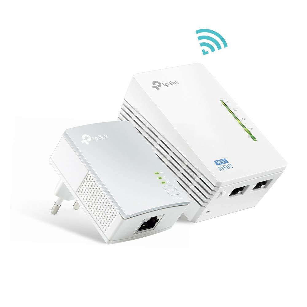 TP-Link TL-WPA4220 KIT AV600 300Mbps WLAN WiFi 600Mbps Powerline Adapter weiß