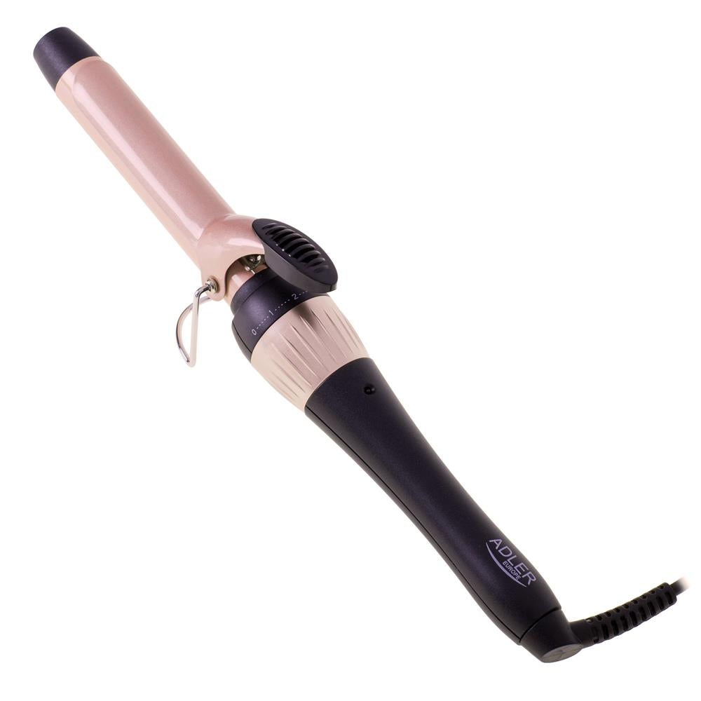 Adler AD 2117 Lockenstab 25 mm Durchmesser 4 Temperatureinstellungen pink schwarz
