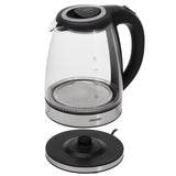 Mesko MS 1307 Wasserkocher Glas 1,8 L mit LED-Beleuchtung und Überkochschutz