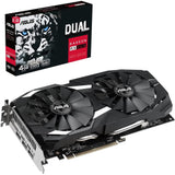 ASUS DUAL-RX560-4G Dual AMD Radeon RX 560 4GB Grafikkarte GDDR5 PCIe 3.0 HDMI DisplayPort