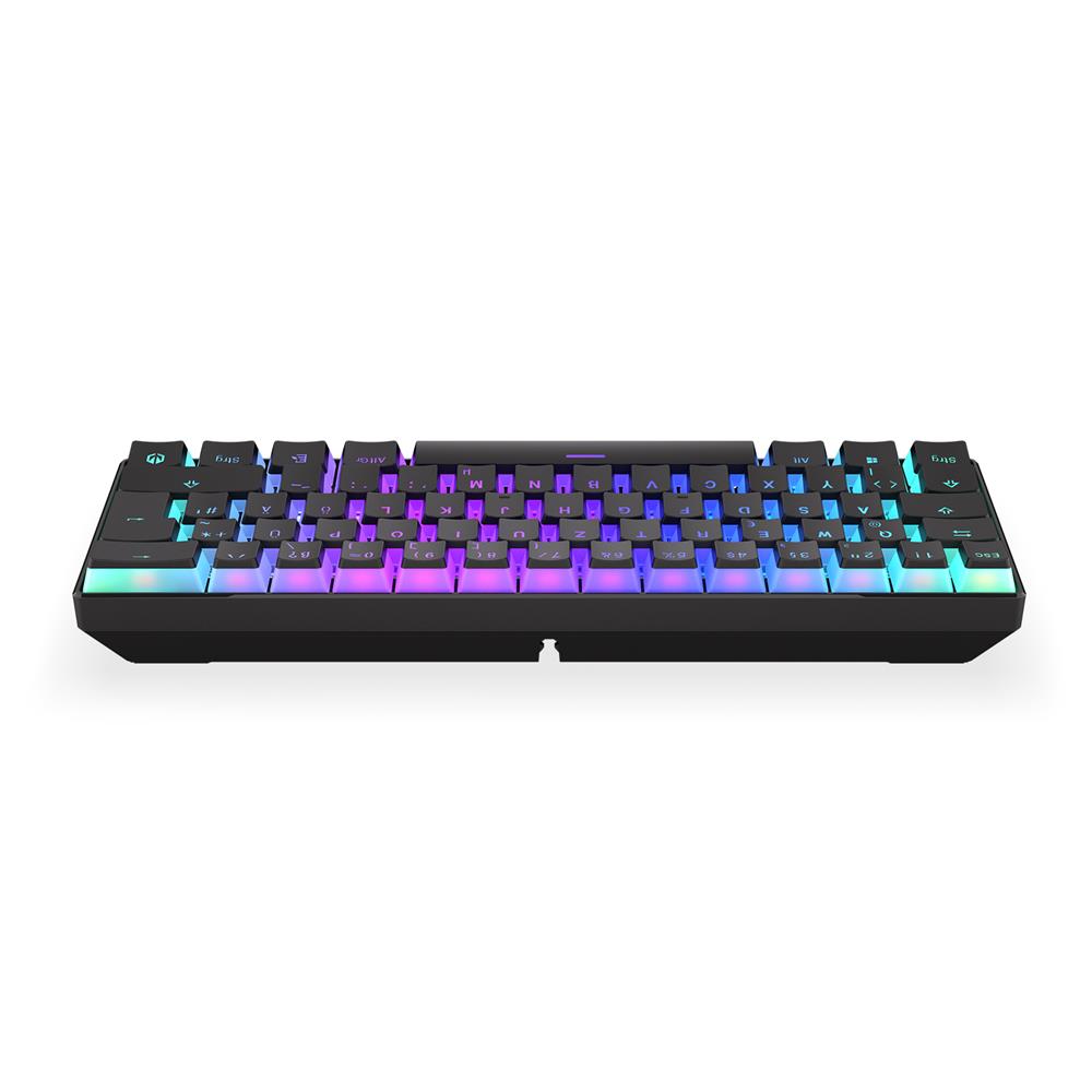 ENDORFY Thock Compact Wireless DE Kailh Box Red Pudding, Tastatur, Schwarz, Beleuchtet, kabellos, DE-Layout