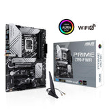 ASUS Prime Z790-P WIFI Gaming Mainboard Sockel Intel LGA1700 ATX PCIe 5.0 DDR5 M.2 WiFI 6 HDMI DP