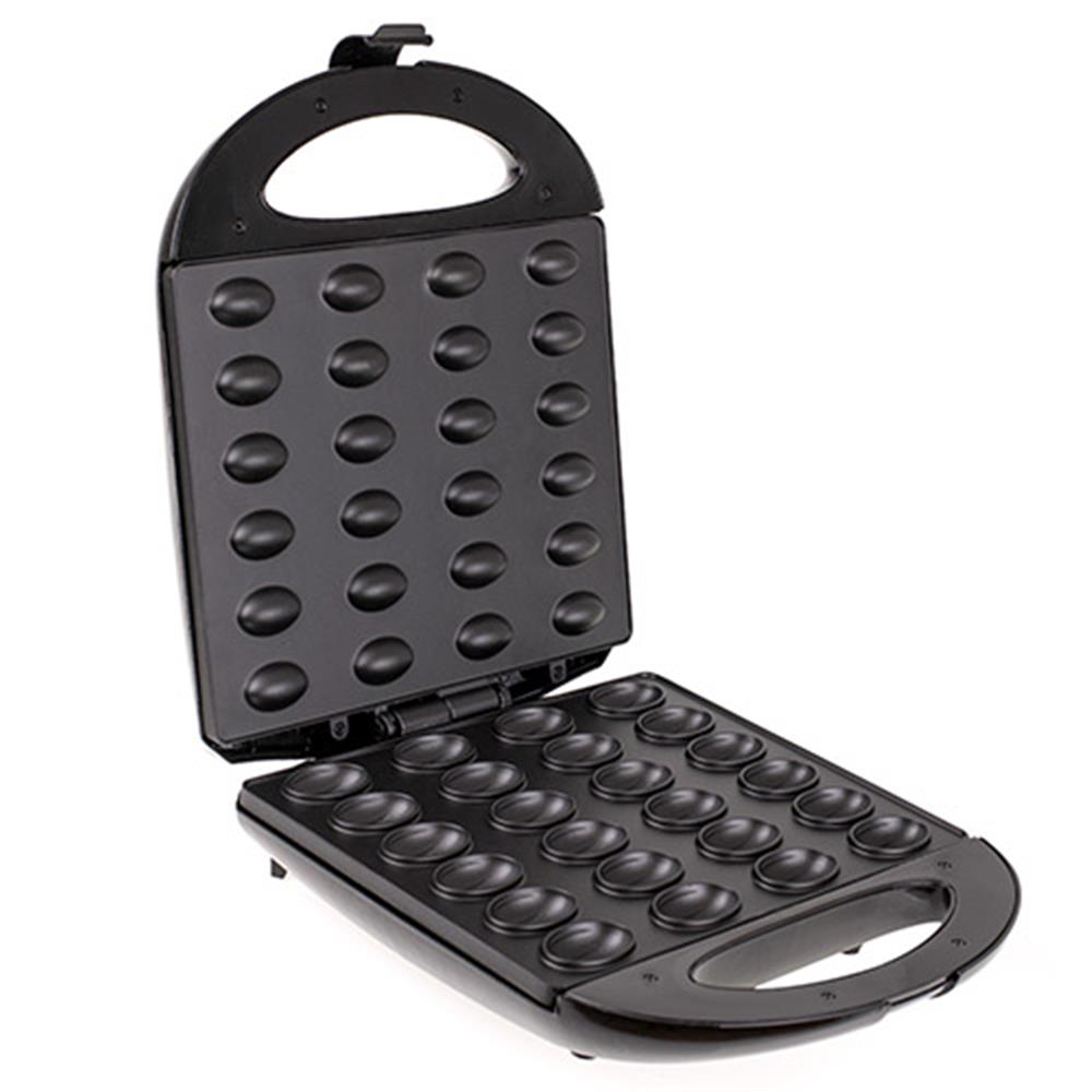 Adler AD 3039b Keks-Maker-Waffeleisen XL für 24 Stück in Erdnussform Oreschki Zaubernüsse