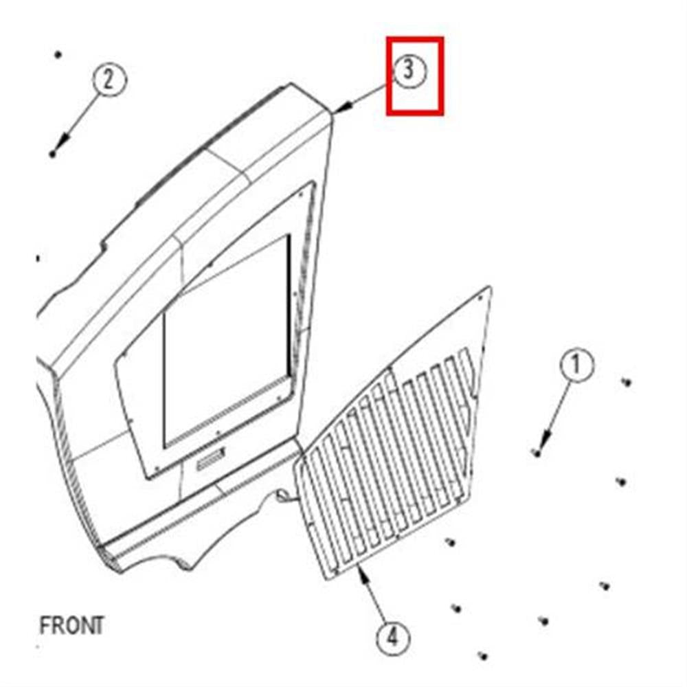 Nilfisk Original 56509852 Cover Left Abdeckung Links