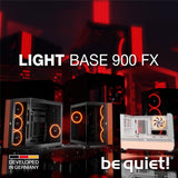 be quiet! Light Base 900 FX Black PC-Gehäuse atemberaubender Panorama-Blick Show Case