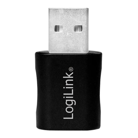 LogiLink USB Audio Adapter mit 3,5 mm TRRS Buchse externe Soundkarte Headset