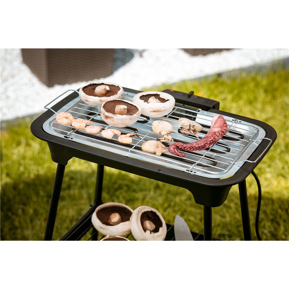 Adler AD 6602 Elektrogrill mit abnehmbarer Heizplatte, 2in1 Standgrill und Tischgrill