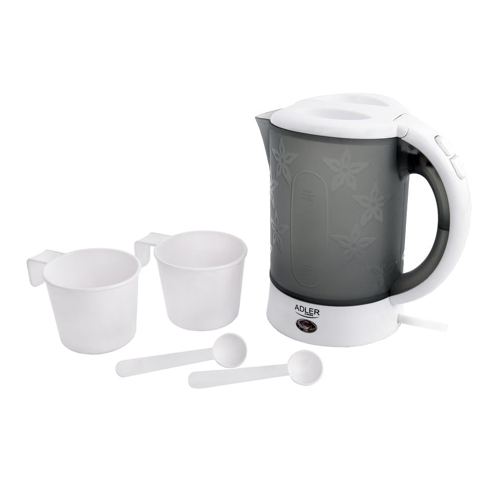 wasserkocher camping wenig watt Adler AD 1268 Wasserkocher, 0,6 Liter, 600 Watt, aus Kunststoff für Camping und Reisen – okluge.de