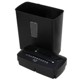 Adler AD 1037 Aktenvernichter, Papiervernichter P-4 für 6 Blatt A4, Schredder für Dokumente, CDs, DVDs und Kreditkarten, 13 l, schwarz