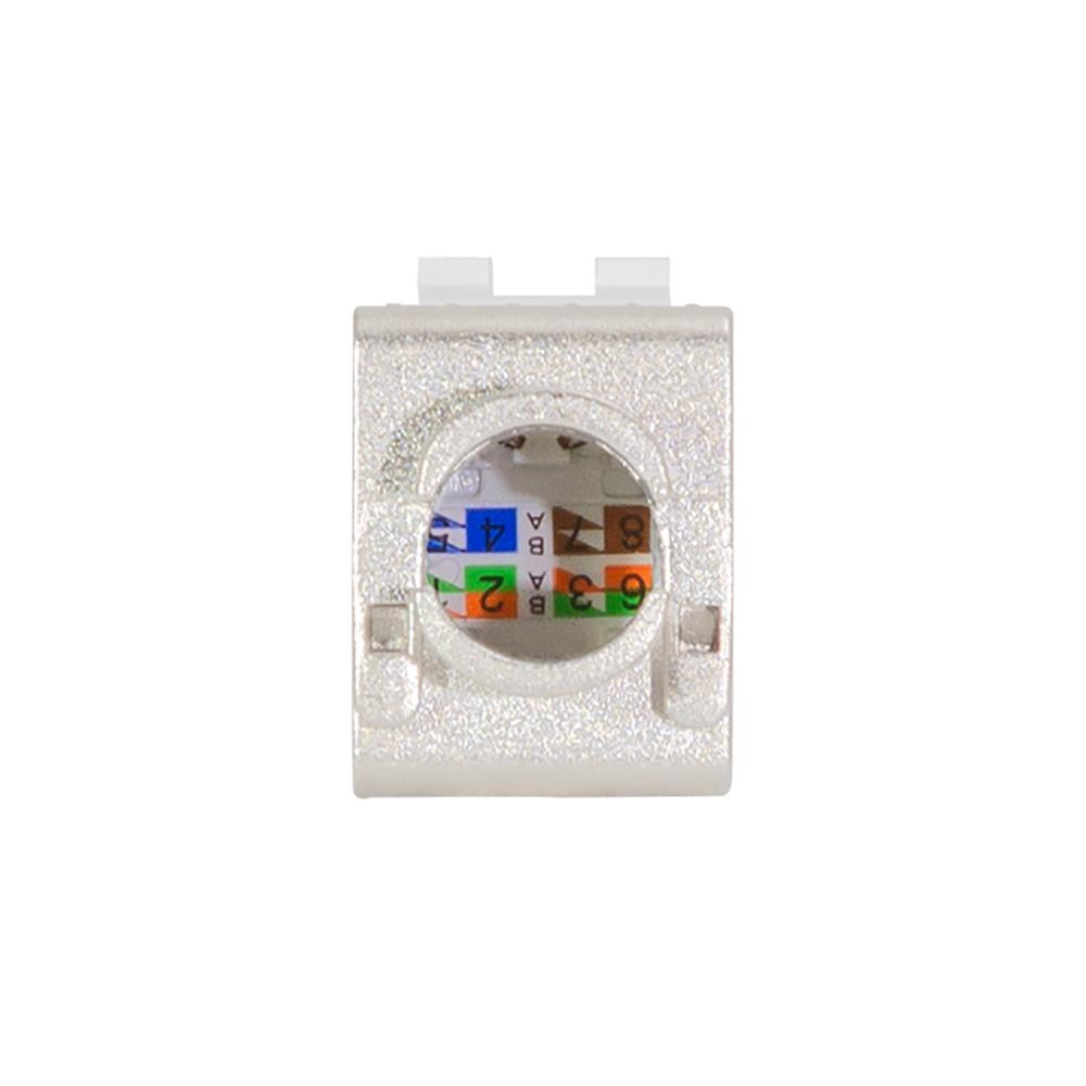 LogiLink Cat.8.1 Keystone-Buchse – STP, werkzeuglos, 14,5 mm schmal