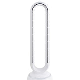 Adler AD 7344 blattloser Turmventilator, 86 cm, mit Fernbedienung, 60°-Schwenkbereich, 3 Geschwindigkeitsstufen, 3 Betriebsmodi, 1–12-Stunden-Timer, LED-Display