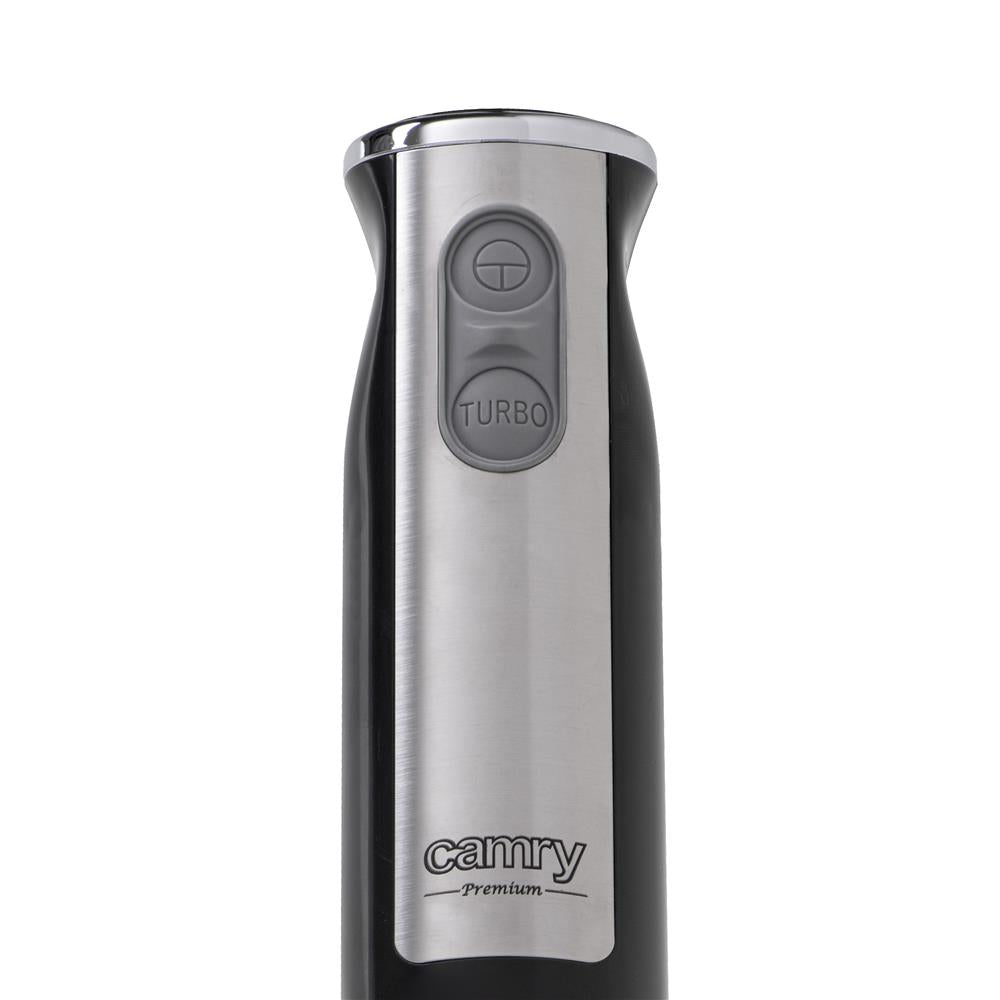 Camry CR 4621 Stabmixer Mini Set 2in1 Schneebesen 600 Watt Handmixer Edelstahl schwarz