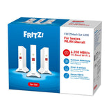 AVM FRITZ!Mesh Set 4200 3er-Set - Für bestes WLAN überall, Ideal für 5-7 Räume, Triband Wi-Fi 6
