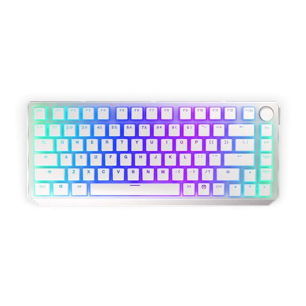 ENDORFY EY5A118 - Keyboards (US) Thock Wireless 75% OWH P. Kailh RD, Tastatur, Weiß, Beleuchtet, ENG-Layout