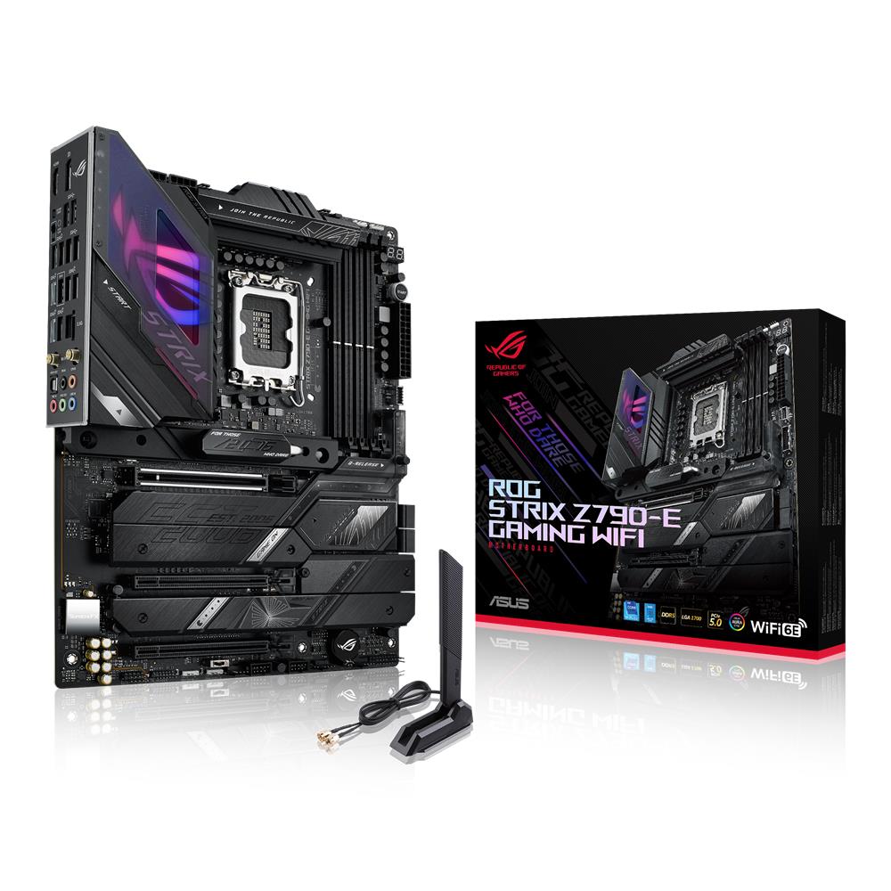 ASUS ROG Strix Z790-E Gaming WIFI Mainboard Sockel Intel LGA1700 ATX DDR5 M.2 PCIe 5.0 WiFi 6E