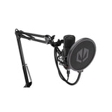 ENDORFY Solum USB Mikrofon Schwarz mit Anti Shock Montage und Gelenkarm