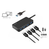 LogiLink USB 3.2 Gen1, 4-Port Hub, schwarz