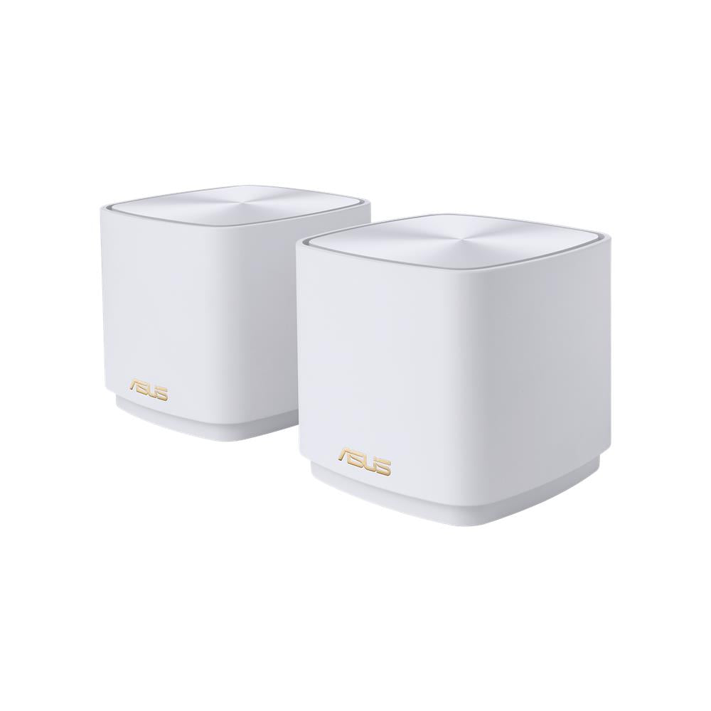 ASUS ZenWiFi XD4 Plus 2er Set AX1800 Whole-Home Mesh WiFi 6 System kombinierbarer Router, weiß