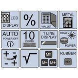 Olympia LCD 1110 Taschenrechner 10 stellig Batterie Solar Schwarz