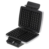 Adler AD 3085 Waffeleisen Antihaftbeschichtung Wafflemaker Belgische Waffeln weiß