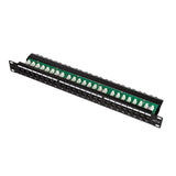 LogiLink Patchpanel 19" Kat.6 UTP 24 Ports schwarz