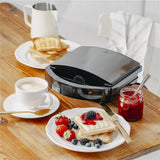 Adler Sandwichmaker AD 3069 Antihaftbeschichtung Sandwichtoaster schwarz