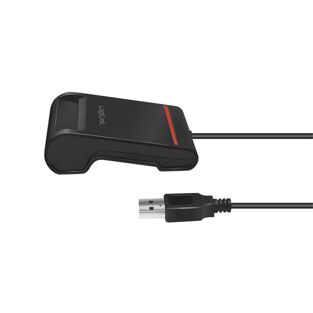 LogiLink USB 2.0-Kartenleser, für Smart-ID, schwarz