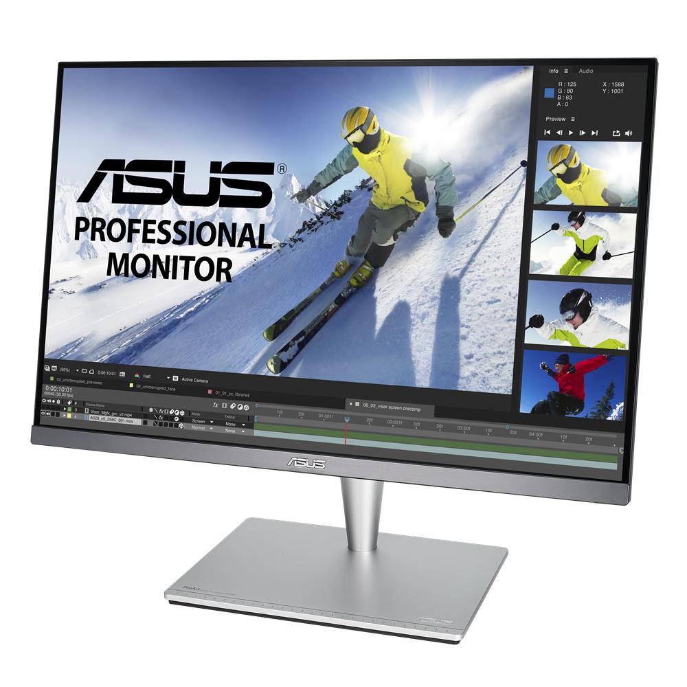 ASUS ProArt PA24AC 61,2 cm 24,1 Zoll Monitor WUXGA HDR-10 HDMI DisplayPort 5ms Reaktionszeit schwarz