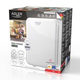 Adler AD 8084g Mini Kühlschrank 4 L, thermoelektrische Kühlbox, klein, tragbar, mit Kühl- und Heizfunktion, für Auto und Zuhause, Kosmetikkühlschrank, Getränkekühler, Grau