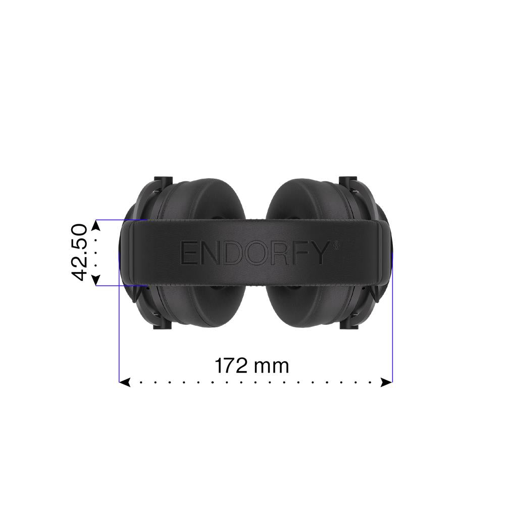 ENDORFY VIRO EY1A002, Schwarz, Gaming Headset, Kopfhörer mit Mikrofon, Klinke, Over-Ear