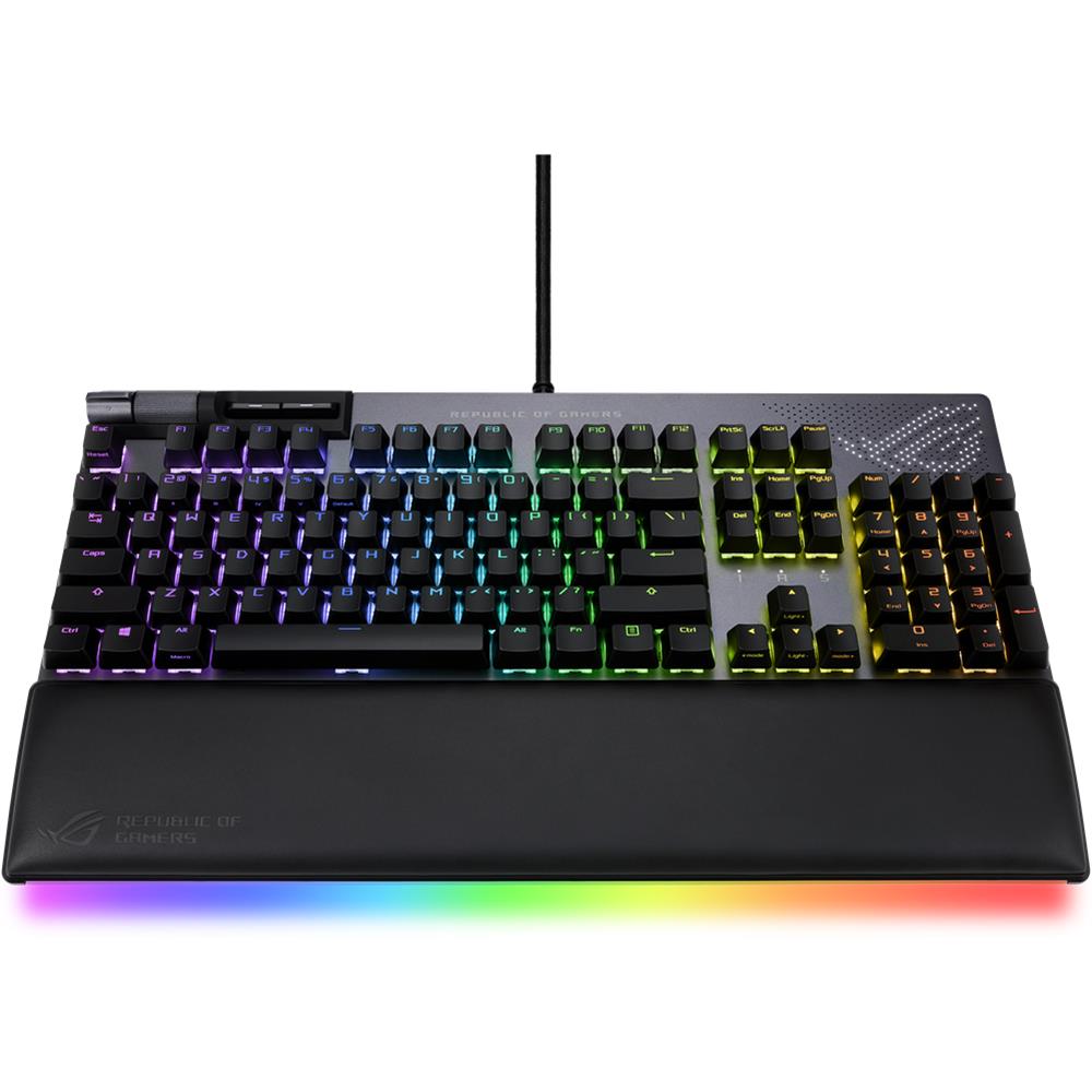 ASUS ROG STRIX Flare II Animate mechanische Gaming-Tastatur deutsches Layout mit RGB-Beleuchtung