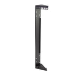 LogiLink 19" Rackhalterung – Untertisch- oder Wandmontage, 2HE, Schwarz