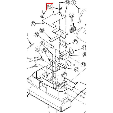 Nilfisk Original 56056903 Clamp Loop E00129 Klemme