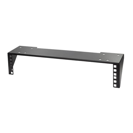 LogiLink 19" Rackhalterung – Untertisch- oder Wandmontage, 2HE, Schwarz