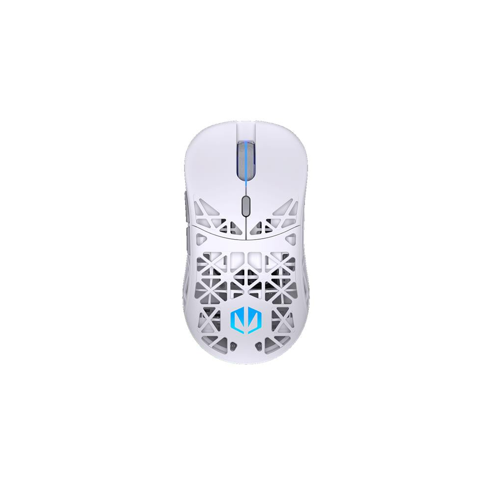 ENDORFY LIV Plus Wireless, Leichte kabellose Gaming-Maus inkl. Ladestation, Weiß | EY6A017