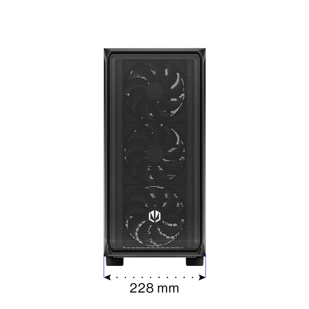 ENDORFY Arx 700 Air, ATX PC-Gehäuse, inkl. 5x 140mm PWM-Lüfter, Top und Front aus luftigem Mesh | EY2A012