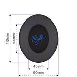 ENDORFY Earpads Soft Breathing, Universal-Kopfhörer-Ohrpolster, atmungsaktiver weicher Stoff, Memory-Schaum