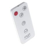 Adler AD 7344 blattloser Turmventilator, 86 cm, mit Fernbedienung, 60°-Schwenkbereich, 3 Geschwindigkeitsstufen, 3 Betriebsmodi, 1–12-Stunden-Timer, LED-Display