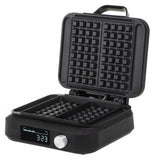 Adler AD 3087 Waffeleisen mit LED-Anzeige, 6 Bräunungsstufen, Antihaftplatten, 2200 W