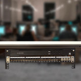 LogiLink 19" Rackhalterung – Untertisch- oder Wandmontage, 2HE, Schwarz
