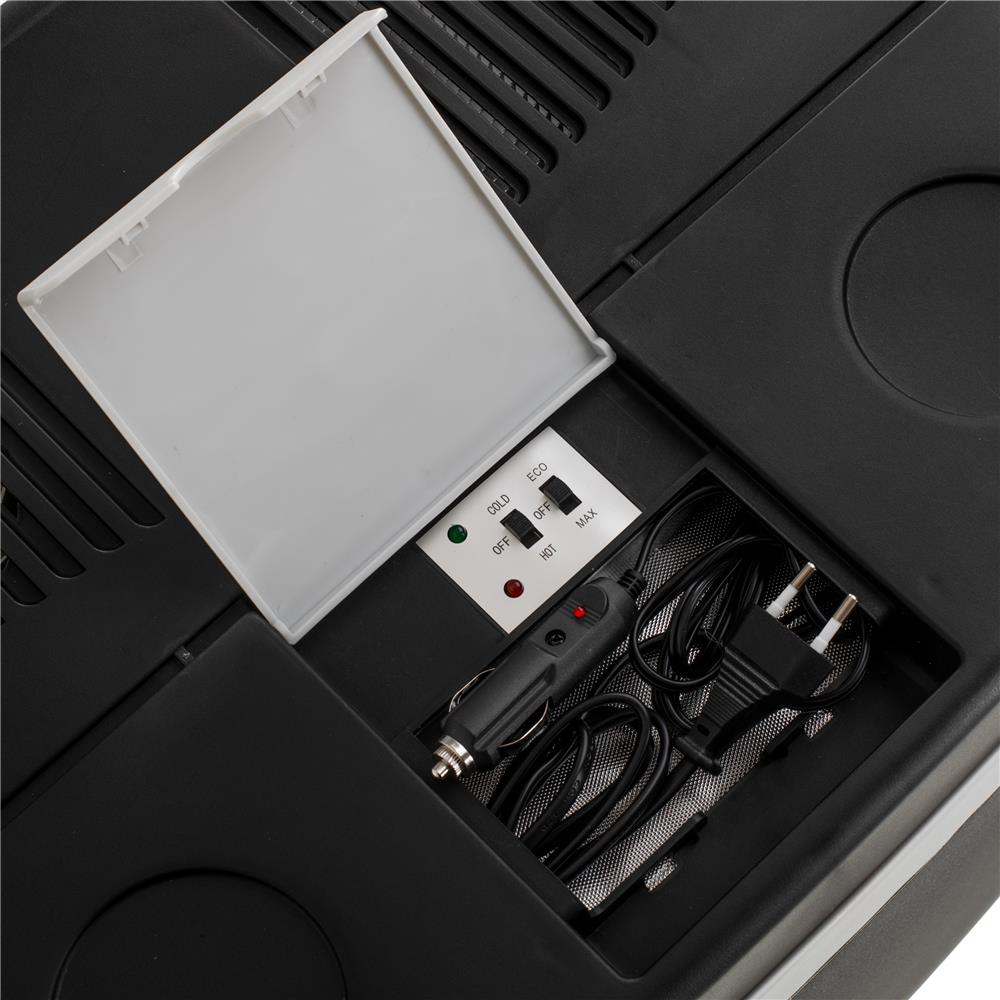 Adler AD 8092 Tragbare Kühlbox 40L elektrisch Auto Camping Picknick schwarz grau